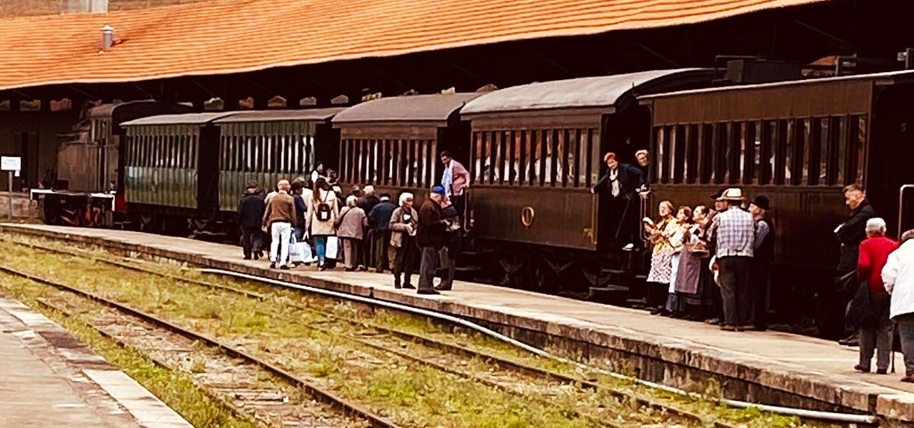 Viagem de comboio na linha histórica do Douro