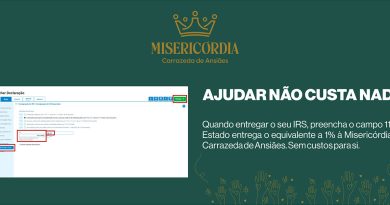 Pode doar 1% do IRS à Santa Casa da Misericórdia.